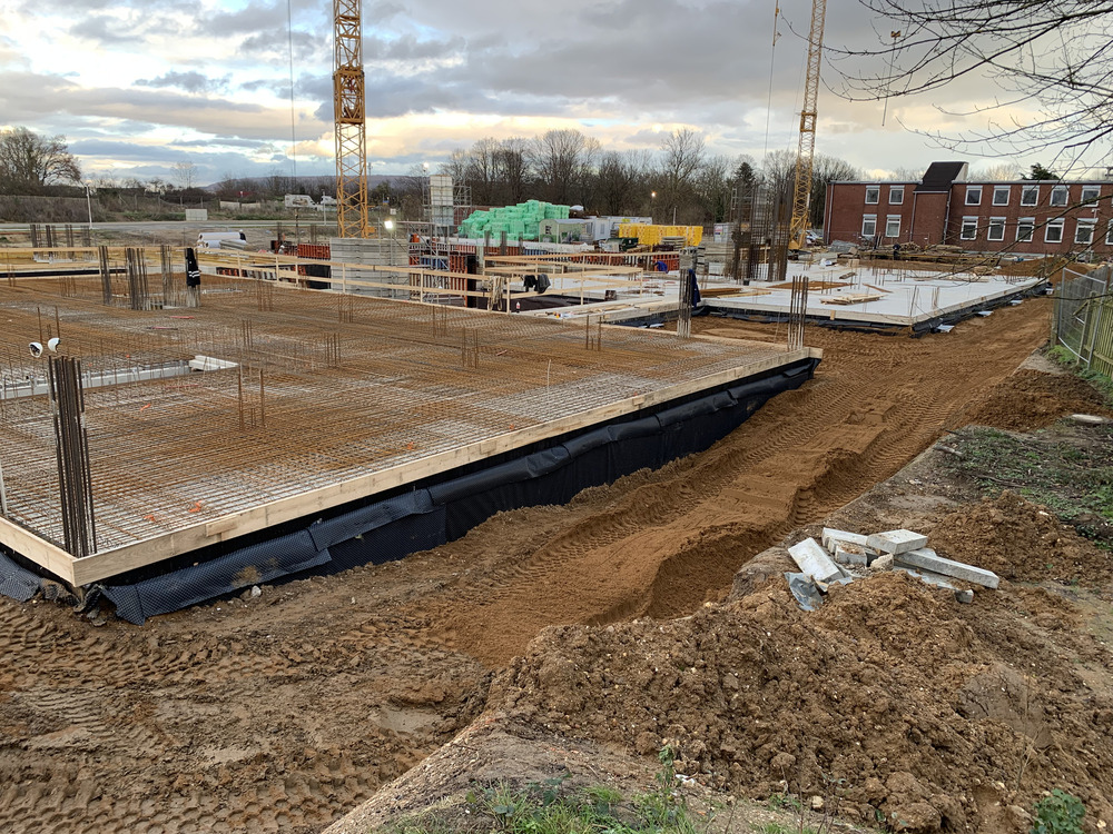 Bild aus dem Jahr 2. Dezember 2024, Verfüllen Kellergeschoss