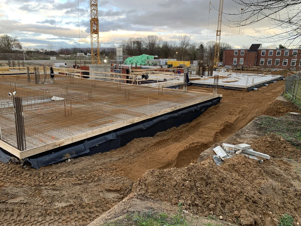 Bild aus dem Jahr 2. Dezember 2024, Verfüllen Kellergeschoss