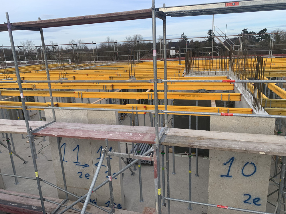 Bild aus dem Jahr 21. Februar 2025, Rohbau zweiter Obergeschoss