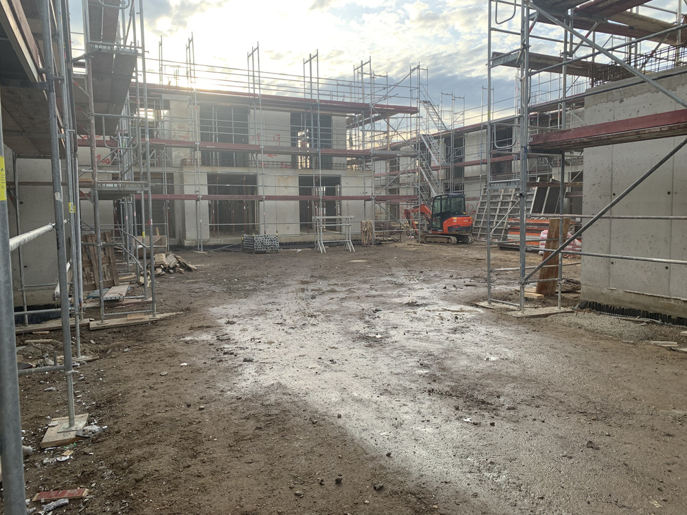 Bild aus dem Jahr 21. Februar 2025, Rohbau zweiter Obergeschoss